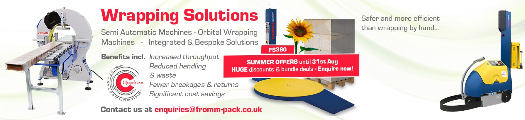 Wrapping Summer Offer